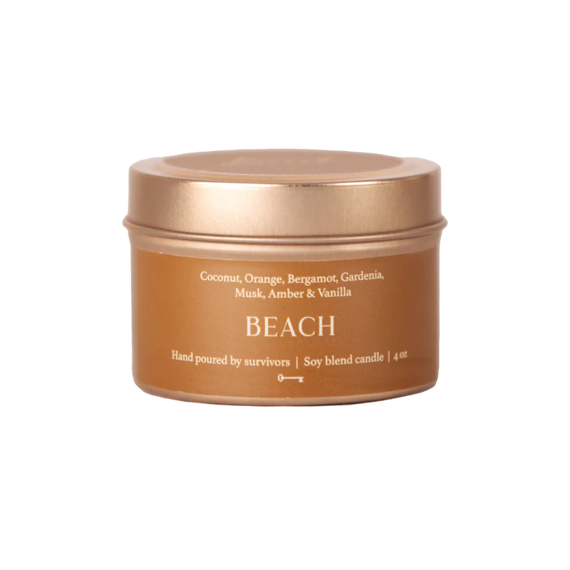 Beach Travel Tin Candle 4oz