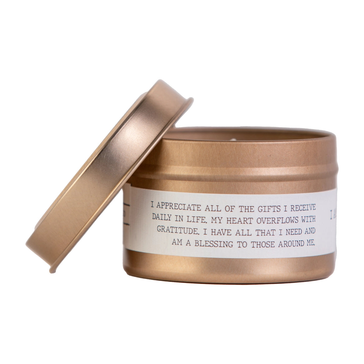 I Am Blessed Travel Tin Candle 4oz