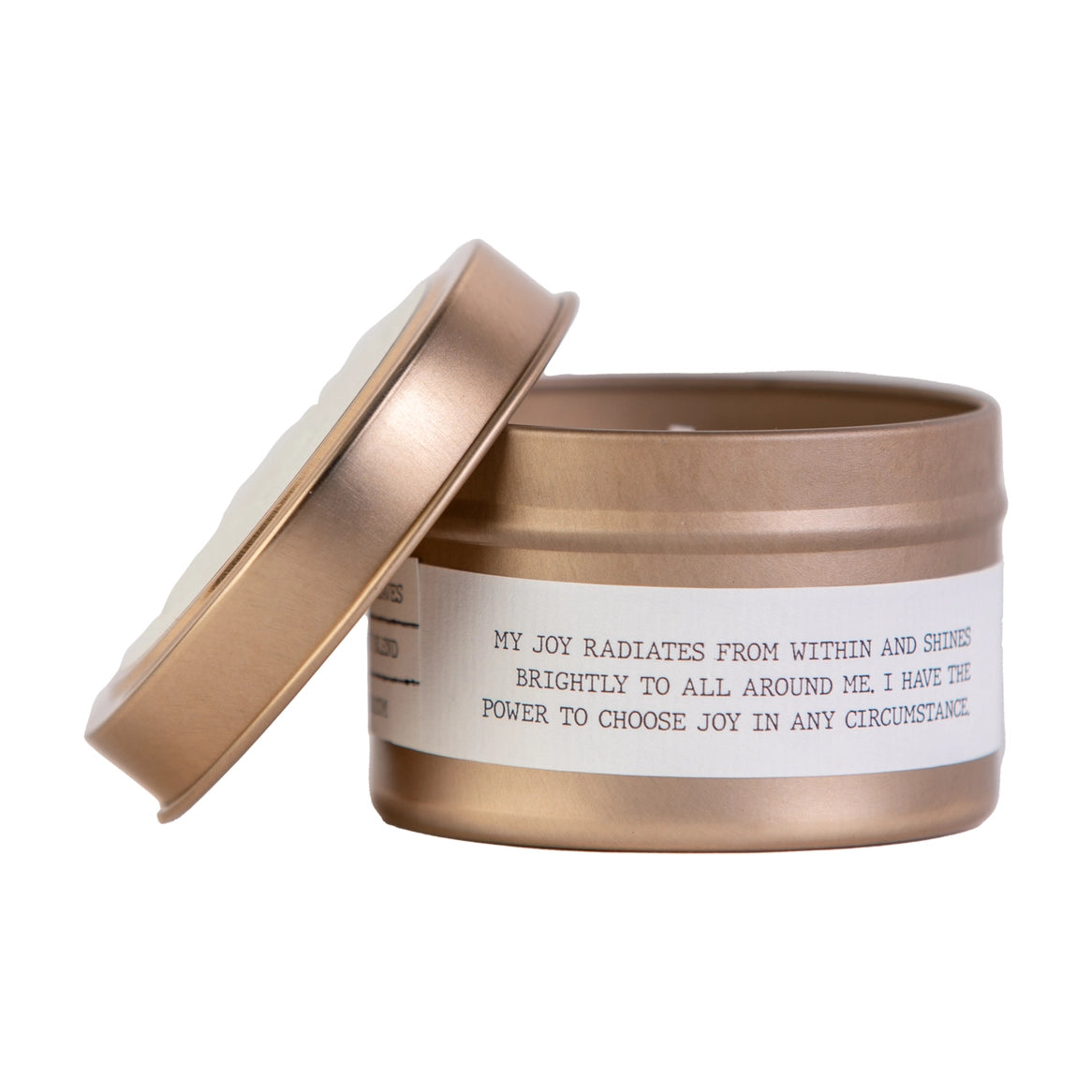 I Am Joyful Travel Tin Candle 4oz